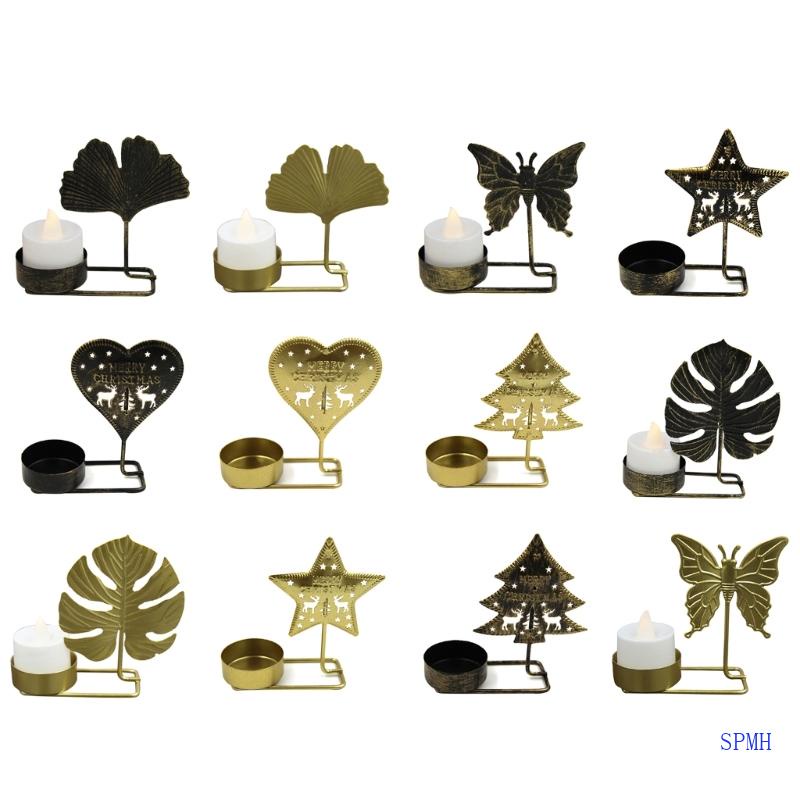 Giá Đỡ Nến Để Bàn Trang Trí Tiệc Cưới / Giáng Sinh Phong Cách Châ