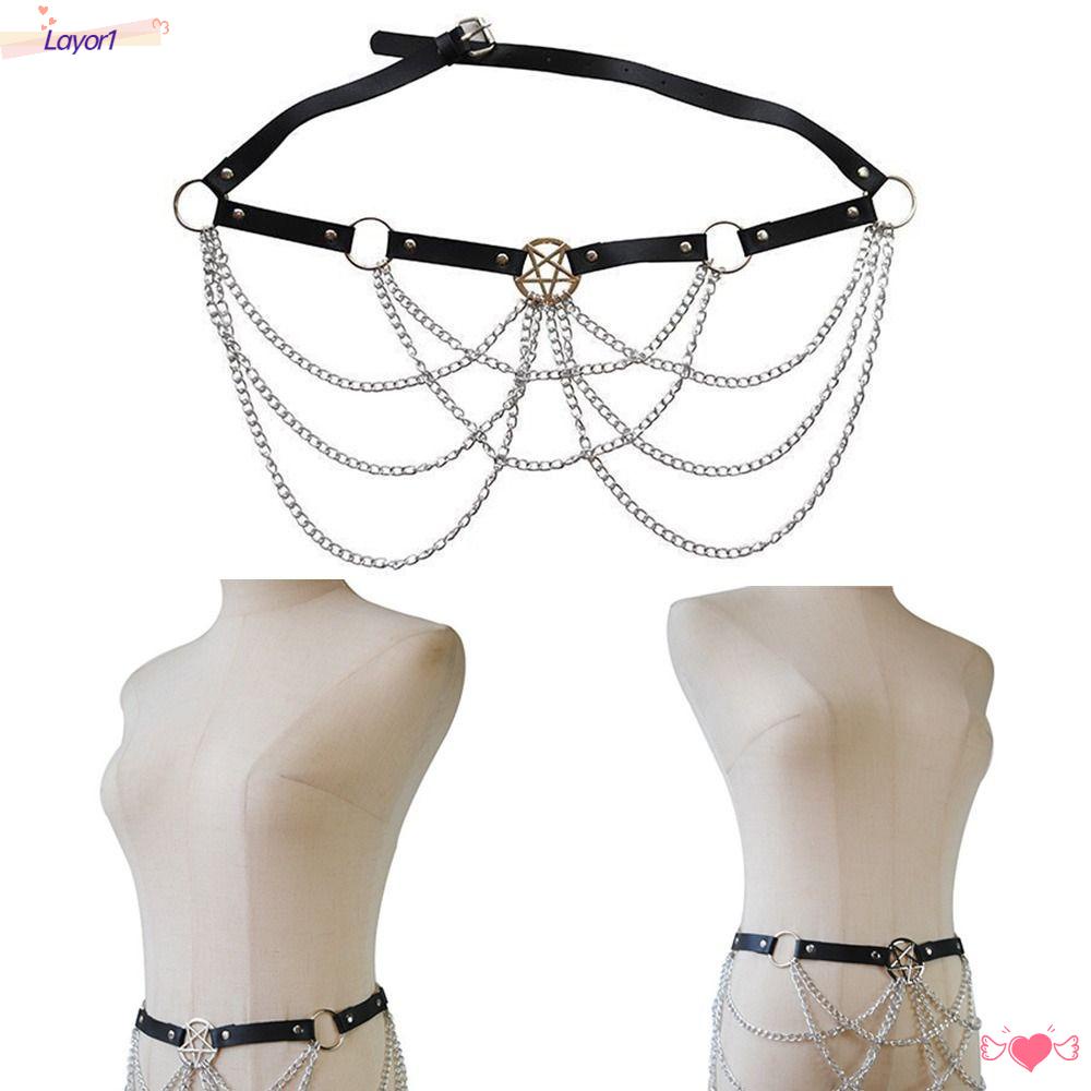 Thắt Lưng Dây Xích Kim Loại LAYOR1 Thanh Lịch Hợp Thời Trang