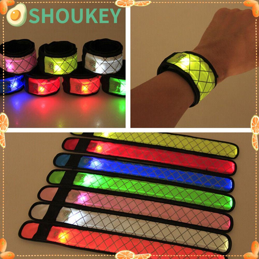 Đèn LED Đeo Cánh Tay / Chân Chạy Bộ Ban Đêm SHOUKEY Cho Xe Đạp