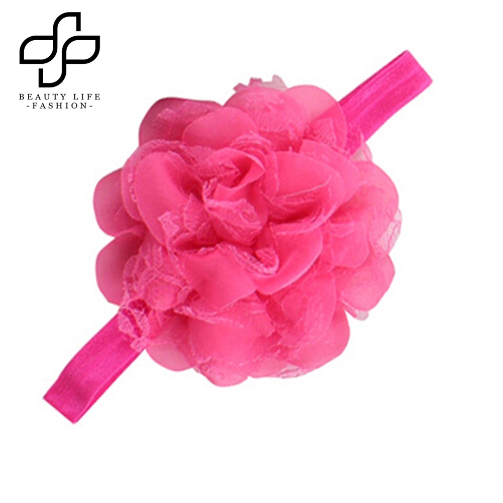 Băng Đô Hoa Co Giãn Dễ Thương Cho Bé Gái