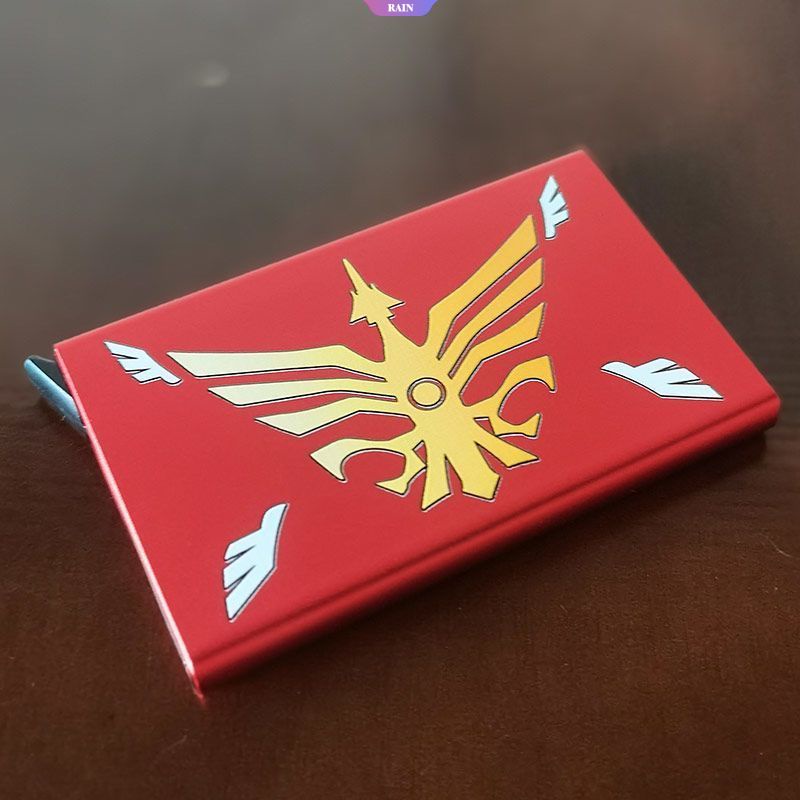 Ví Nhôm Mini Đựng Thẻ Tín Dụng / Danh Thiếp Tự Động Bật Lên In Họa Tiết Hoạt Hình Dễ Thương