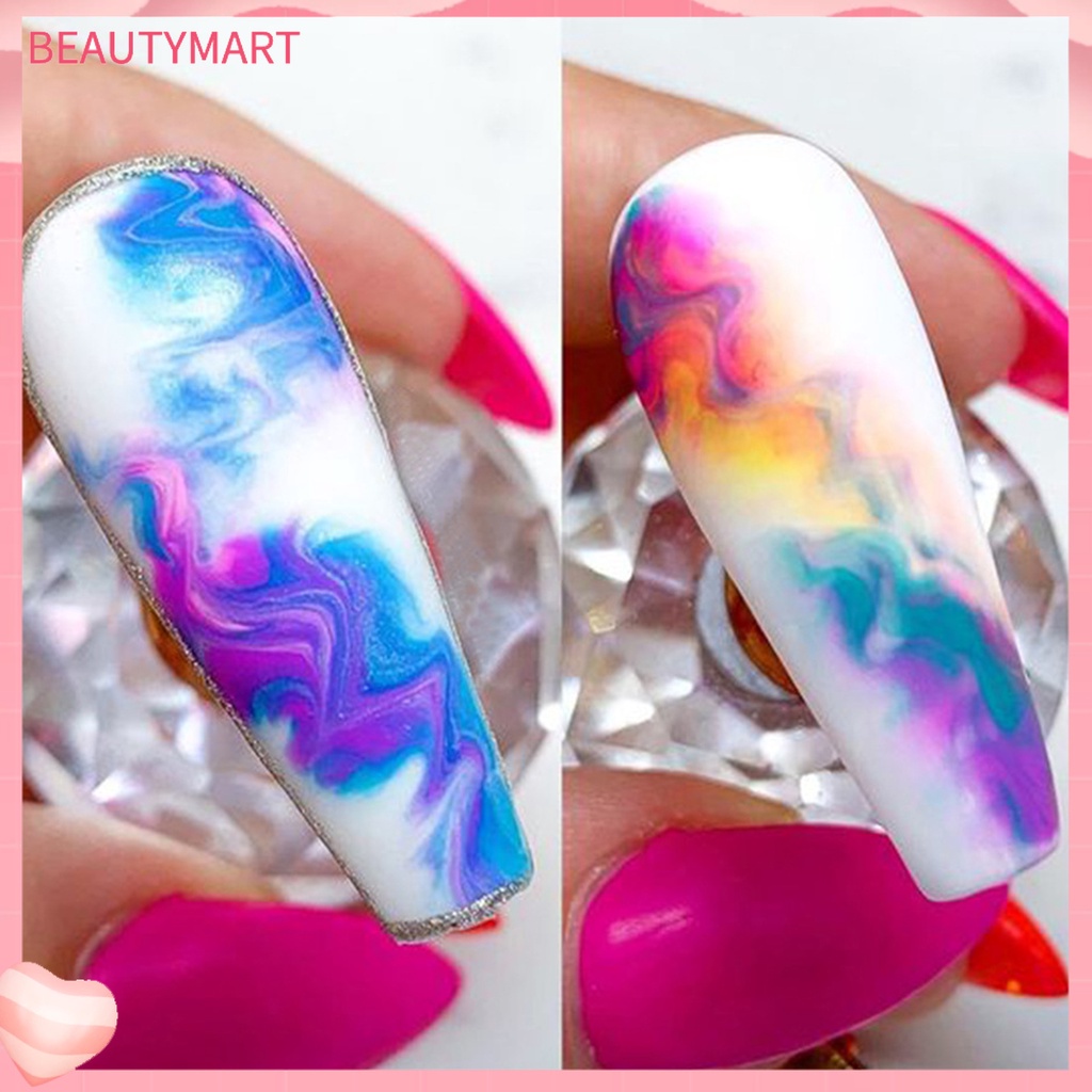 Bộ Màu Nước Kim Tuyến Lấp Lánh Lâu Trôi Dùng Trang Trí Móng Tay Nghệ Thuật DIY