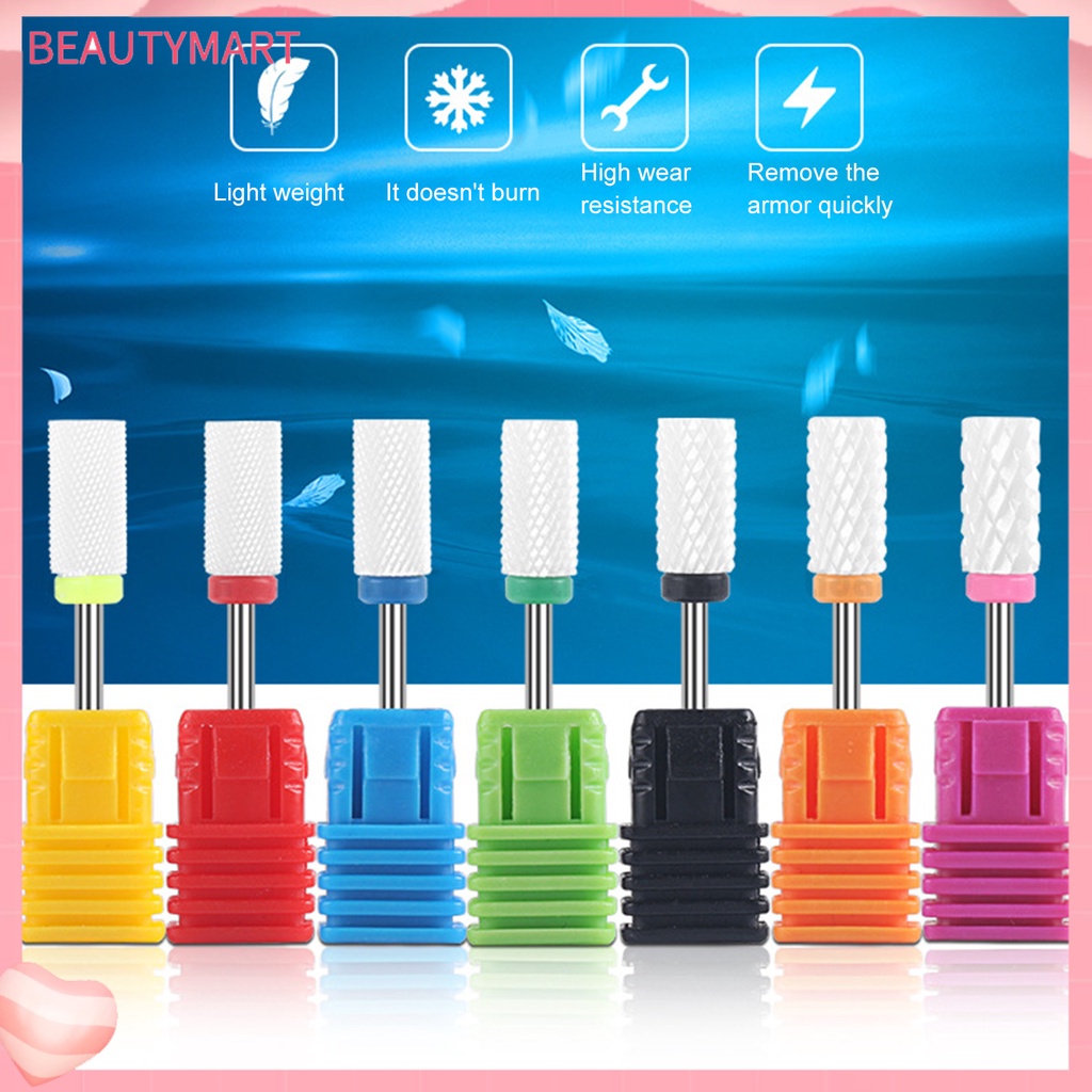 Mũi Khoan Đánh Bóng Móng Tay Đầu Phẳng Bằng Hợp Kim Chất Lượng Cao