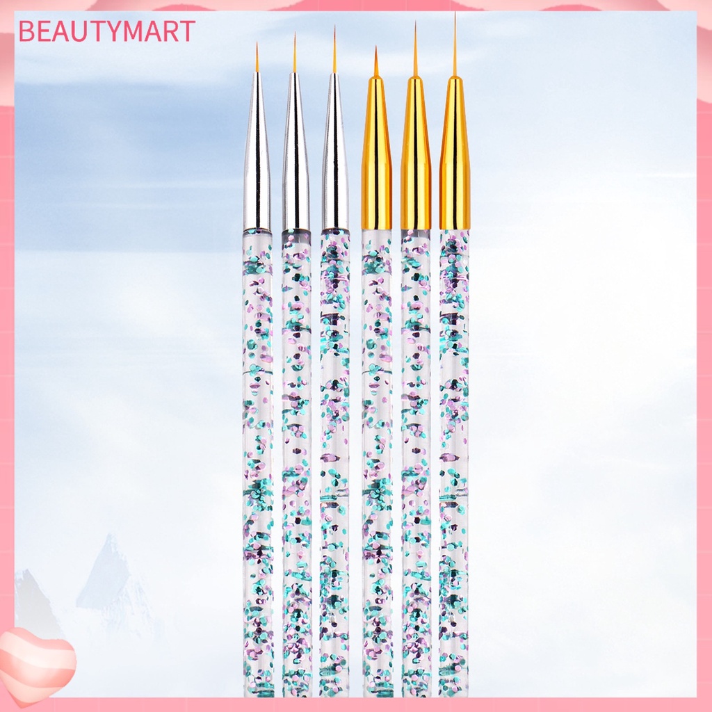 Set 3 Bút Vẽ Móng Tay Acrylic Siêu Mỏng Họa Tiết Độc Đáo Cho Nữ DIY