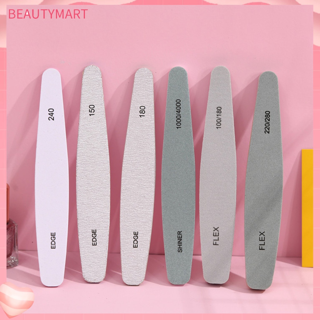 Hộp 6 Cây Dũa Móng Tay Bằng Nhựa PP Dành Cho Nữ