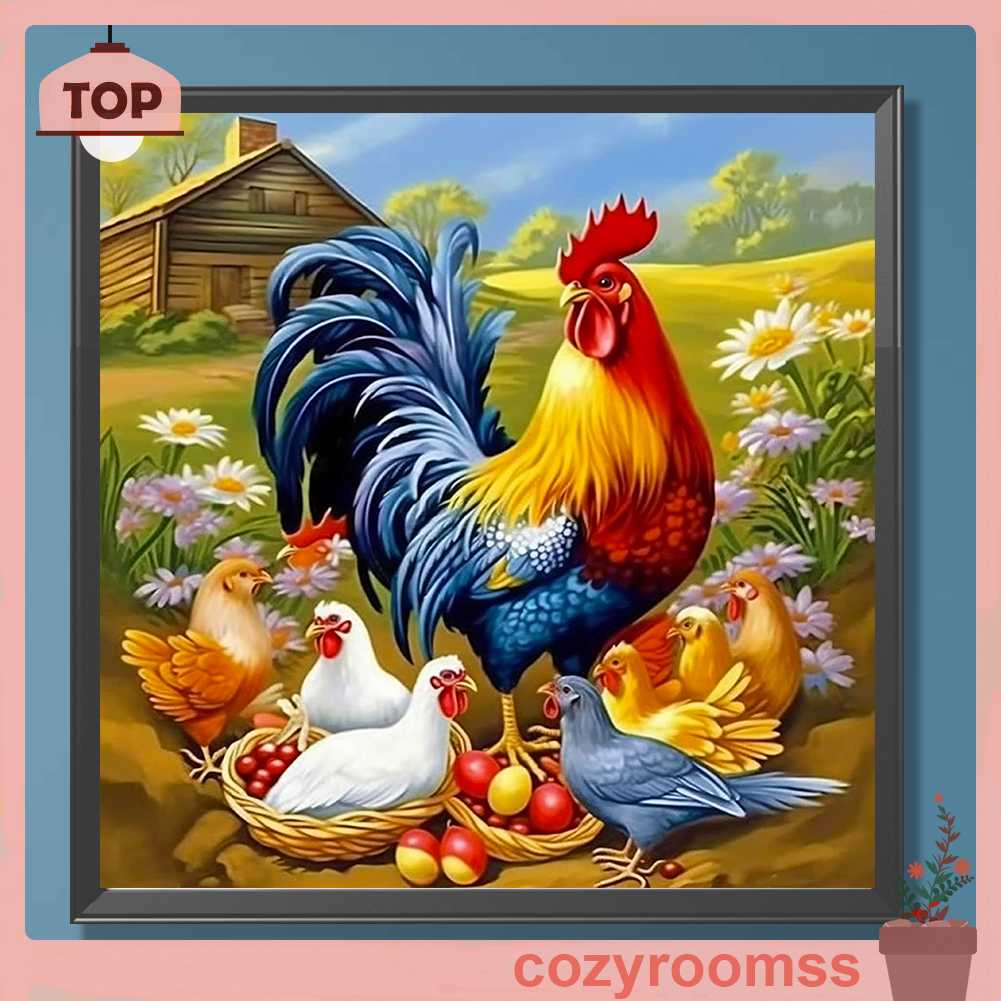 Tranh Đính Đá Kim Cương Toàn Bộ 5D DIY Hình Vẽ Nghệ Thuật Trang Trí Nhà Cửa