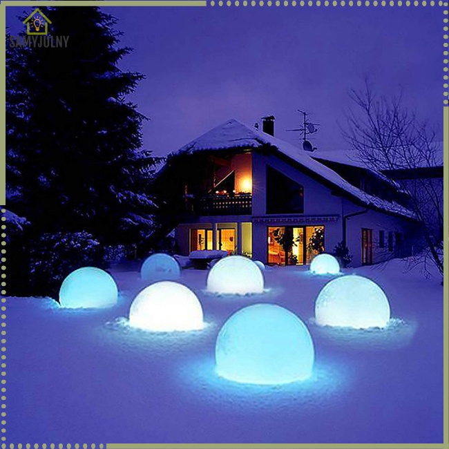 Bong Bóng Bơm Hơi Bằng Pvc Có Đèn Led Điều Khiển Từ Xa Cho Bé