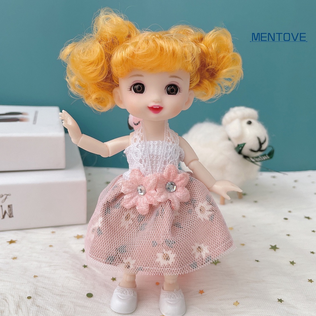 Búp Bê BJD [MT] Khớp Nối Có Thể Tháo Rời 17cm Mặt Nhám