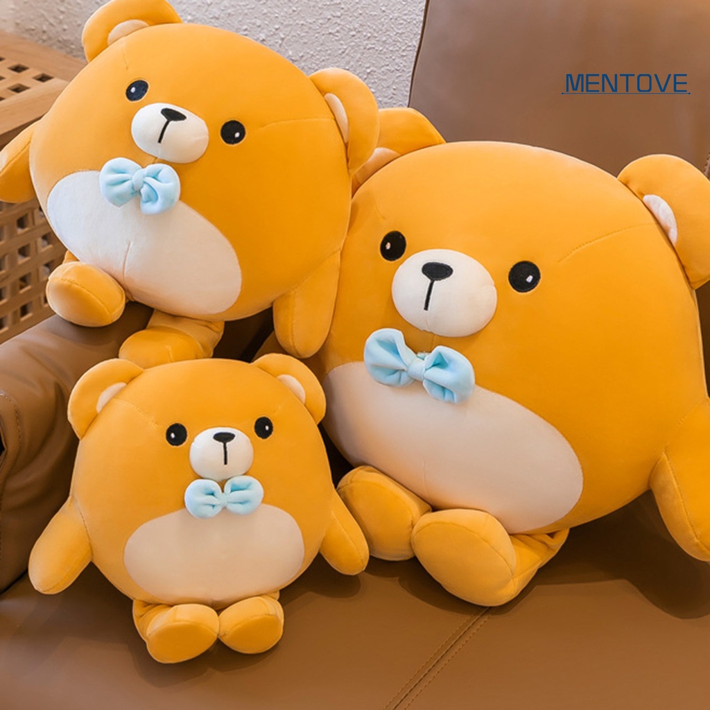 Gấu Nhồi Bông Bằng Cotton Mềm Mại Dễ Thương Trang Trí Nhà Cửa