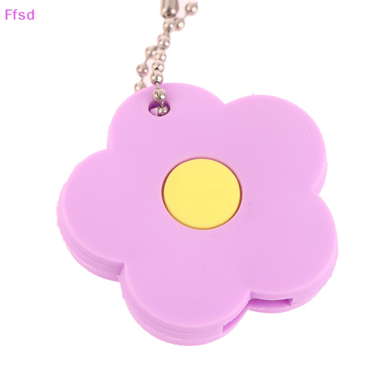 1 Vỏ Bọc Chìa Khóa Bằng Silicon Họa Tiết Hoa Hoạt Hình Cho Nữ