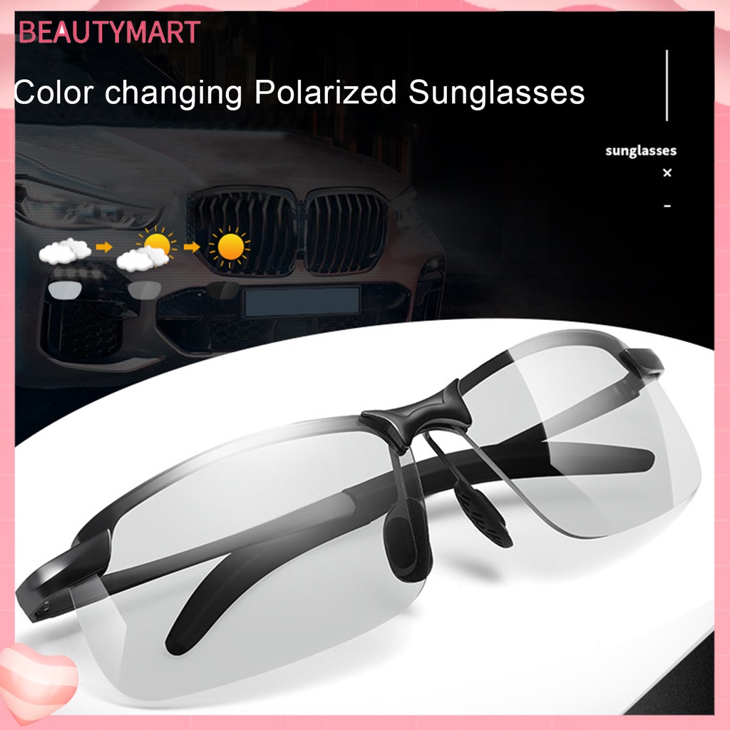 Kính Mát Phân Cực Chống Tia UV Thay Đổi Màu Sắc Theo Ngày Và Đêm Cho Nam Và Nữ