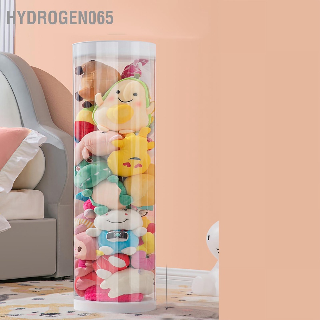 Hydrogen065 Thùng lưu trữ đồ chơi nhồi bông PET trong suốt Chống bụi Hoạt động dễ dàng Công cụ ổn định