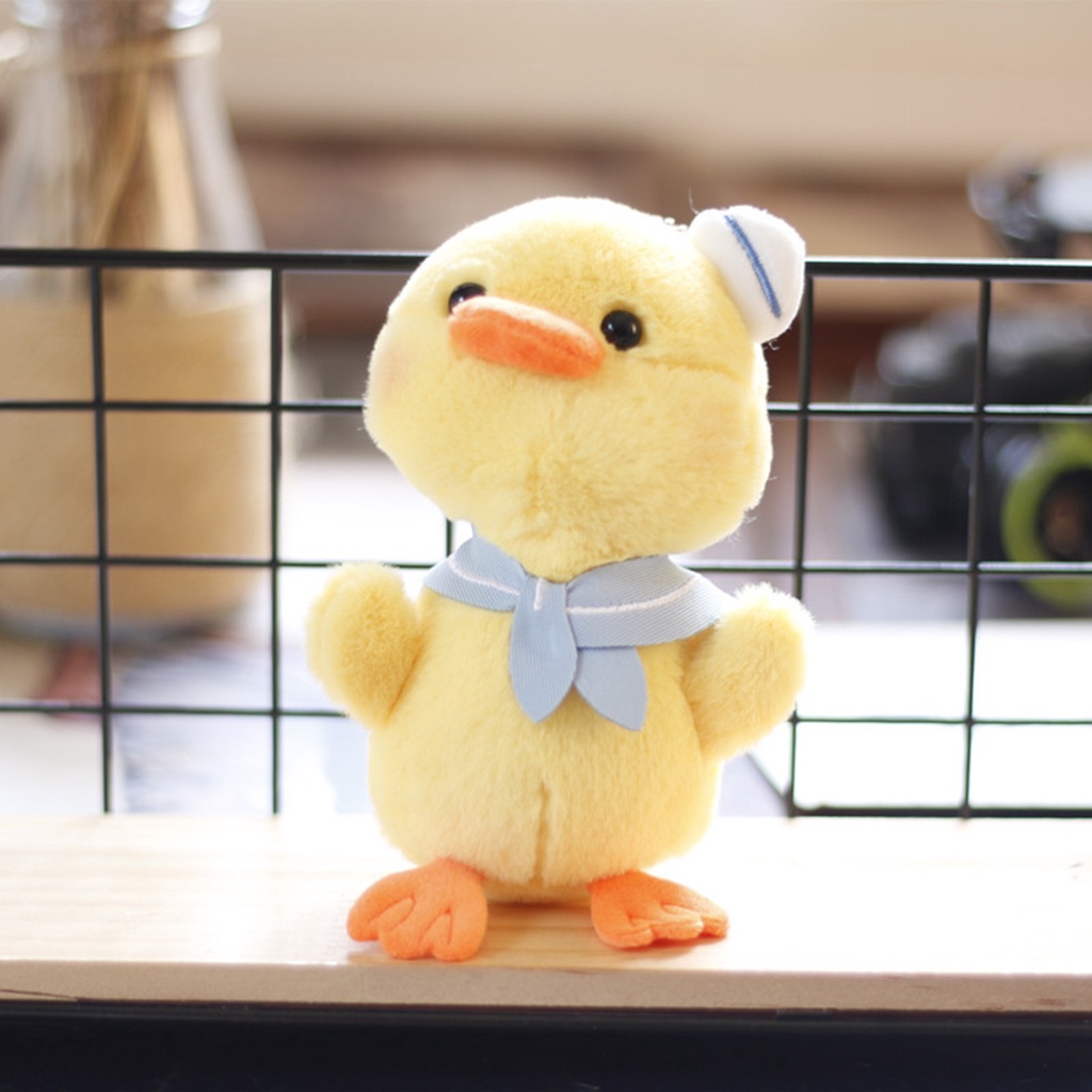 Thú Nhồi Bông Hình Con Vịt Dễ Thương 15cm