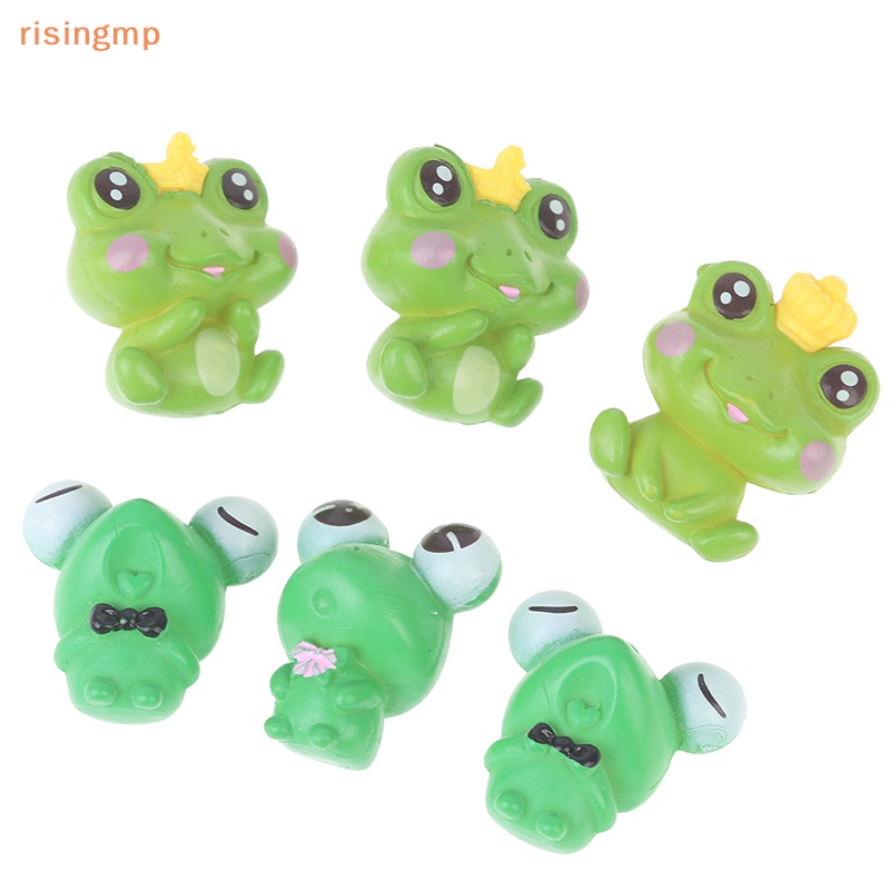 Set 10 Đồ trang trí Chú Ếch Dễ Thương Dùng Trang Trí Tiểu Cảnh DIY