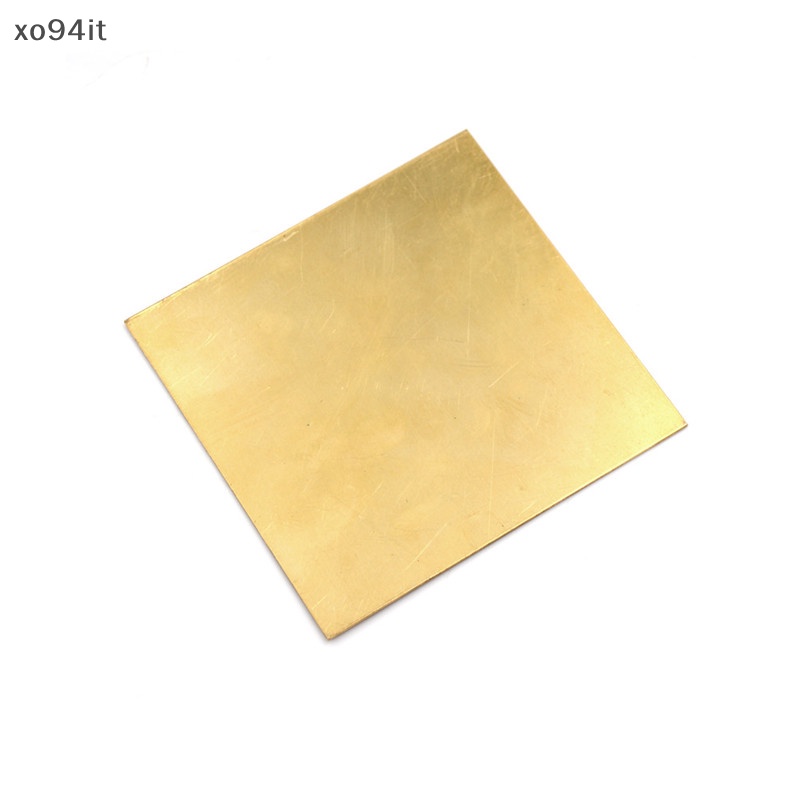 Tấm Lá Đồng Thau Mỏng 0.5mm / 0.8mm / 1mm / 2mm 100X100mm Tự Làm Phụ Kiện
