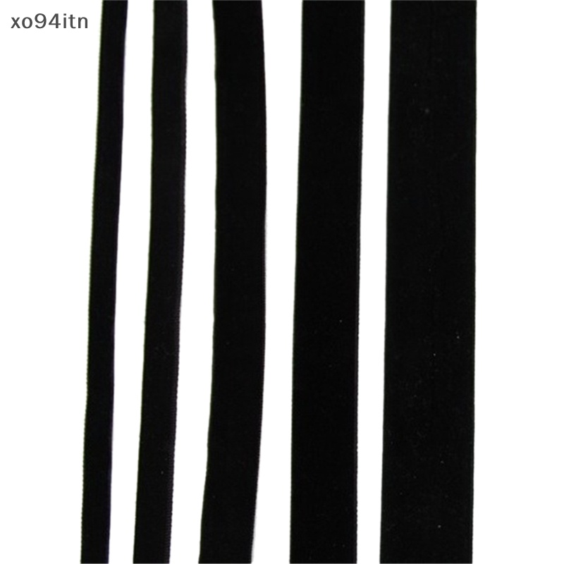 Vòng Cổ Choker Nhung Đen Phong Cách Gothic Cổ Điển