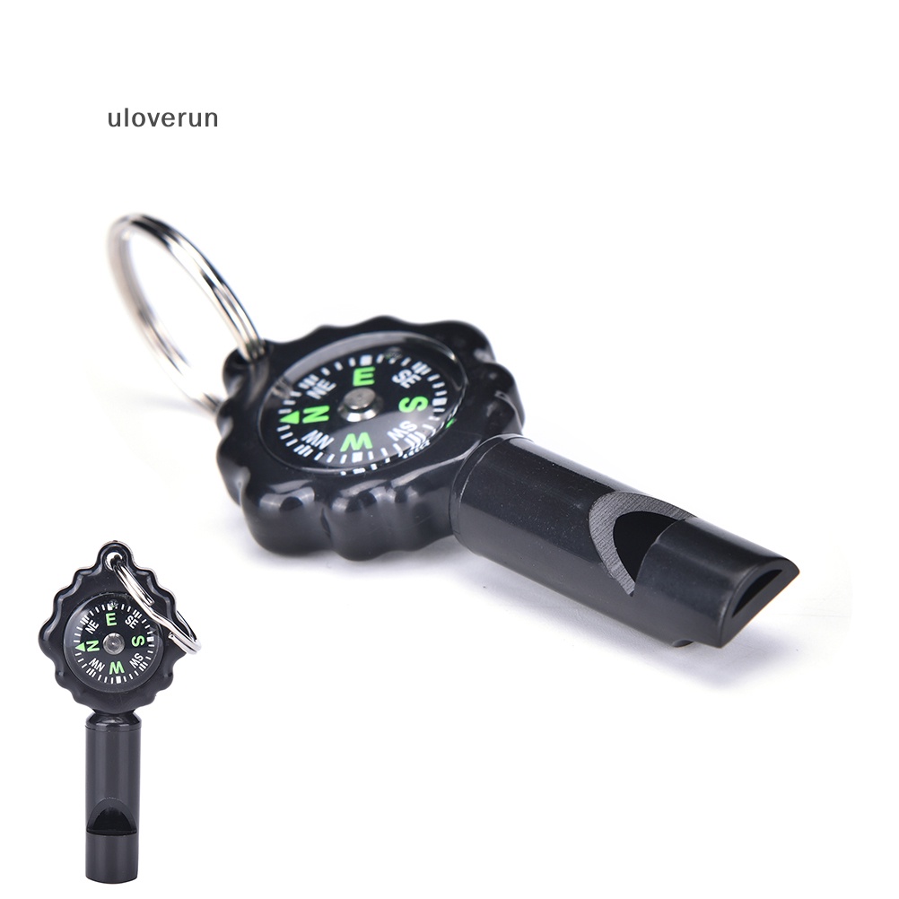Còi Thổi Sinh Tồn Tích Hợp La Bàn / Nhiệt Kế / Đèn LED Tiện Dụng Khi Đi Cắm Trại