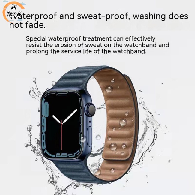 Dây Đeo Bằng Da Cao Cấp Cho Iwatch 8 7 6 5 4 3 2 1 Se