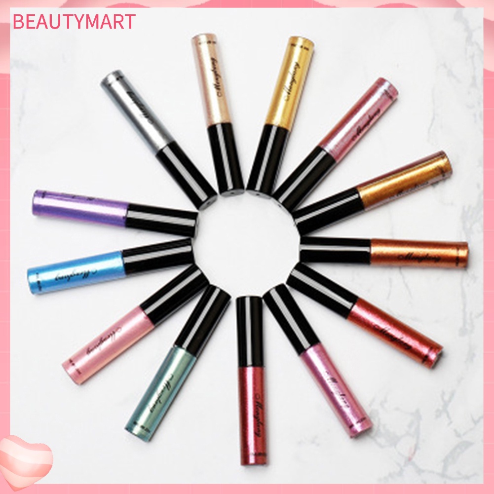 Bút Kẻ Mắt Dạng Lỏng Menglang Màu Ánh Kim Lấp Lánh Chống Thấm Nước Lâu Trôi