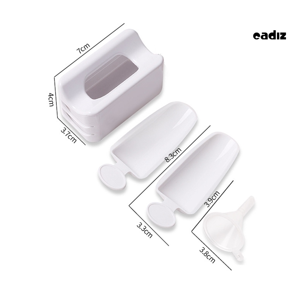 Giá Đỡ Bột Làm Móng Hai Lớp Có Thể Tháo Rời Kèm Phễu Dễ Làm Sạch Tiện Dụng