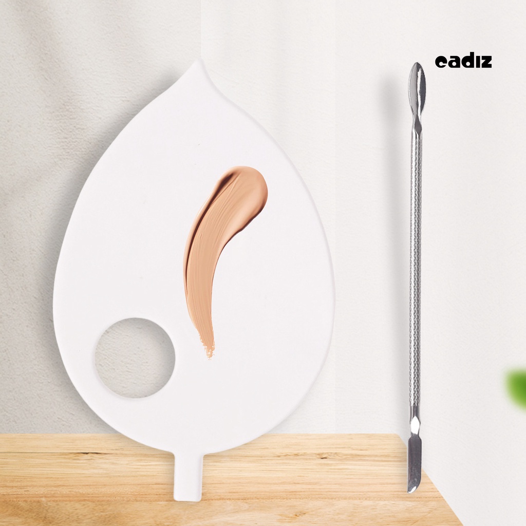 Bộ 4 Khay Đựng Màu Móng Tay Có Lỗ Treo Hình Oval / Lá / Đám Mây / Bán Nguyệt / Tròn Dễ Làm Sạch