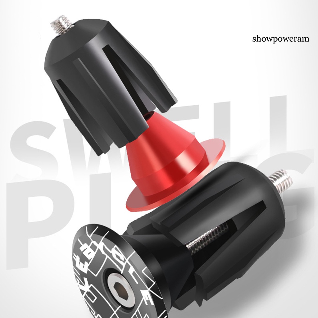 Set 2 Nắp Đậy Tay Lái Xe Đạp Chống Rơi Chịu Lực Cao Tiện Lợi