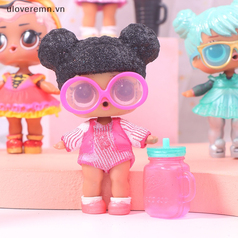 1 Búp Bê Hình Mèo Đeo Túi Ngọc Trai Dễ Thương