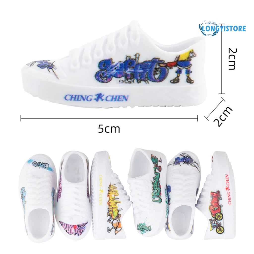 1 Bộ Đồ Chơi Mô Hình Đôi Giày Ngón Tay Và Đệm Đầu Gối Mini Dành Cho Người Lớn