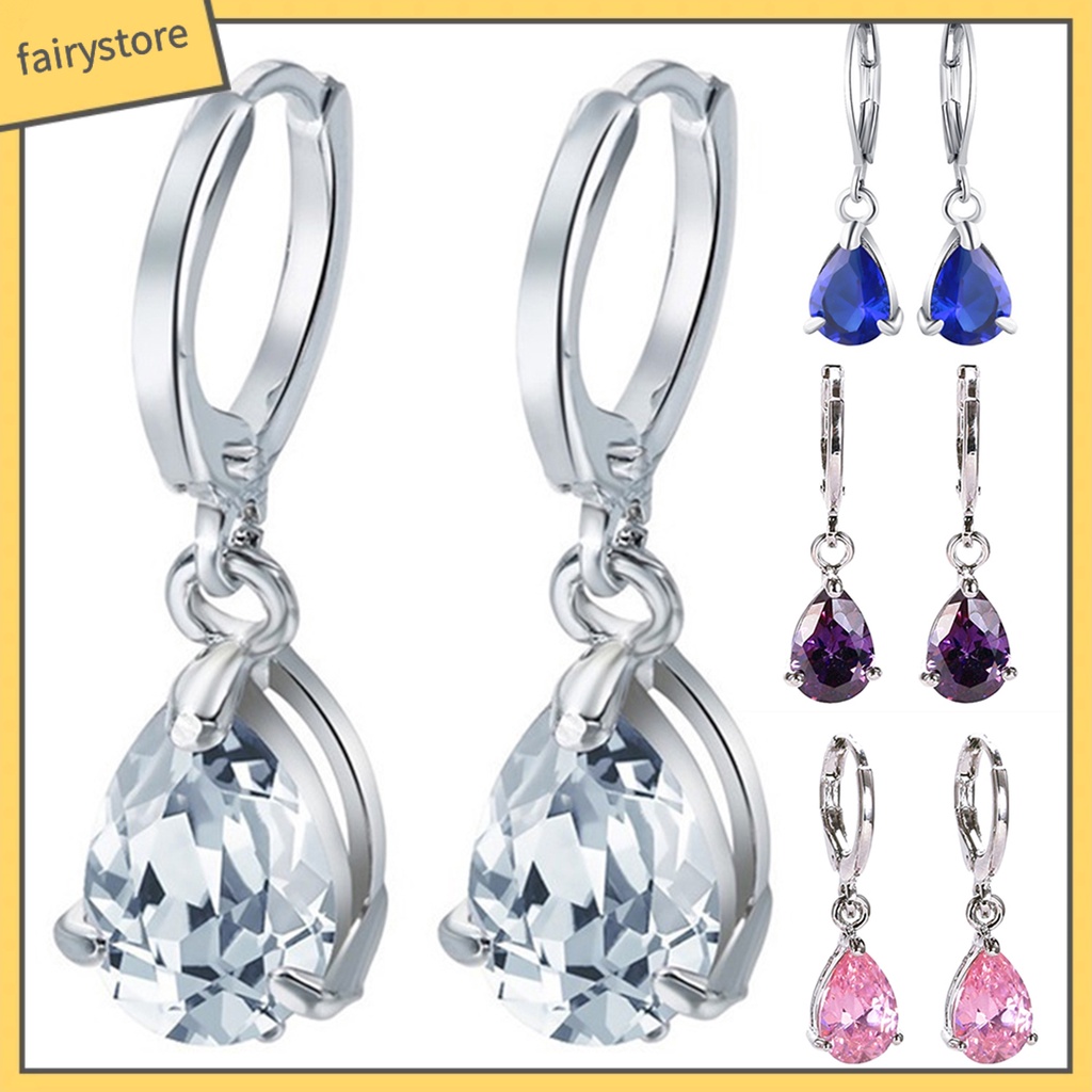 Bông Tai Hình Giọt Nước Thân Thiện Với Da Thanh Lịch