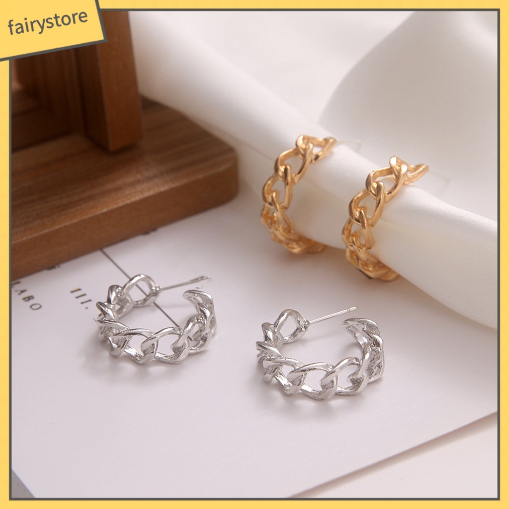 [FRO] Bông Tai Rỗng Trang Trí Retro Gothic Dành Cho Nữ