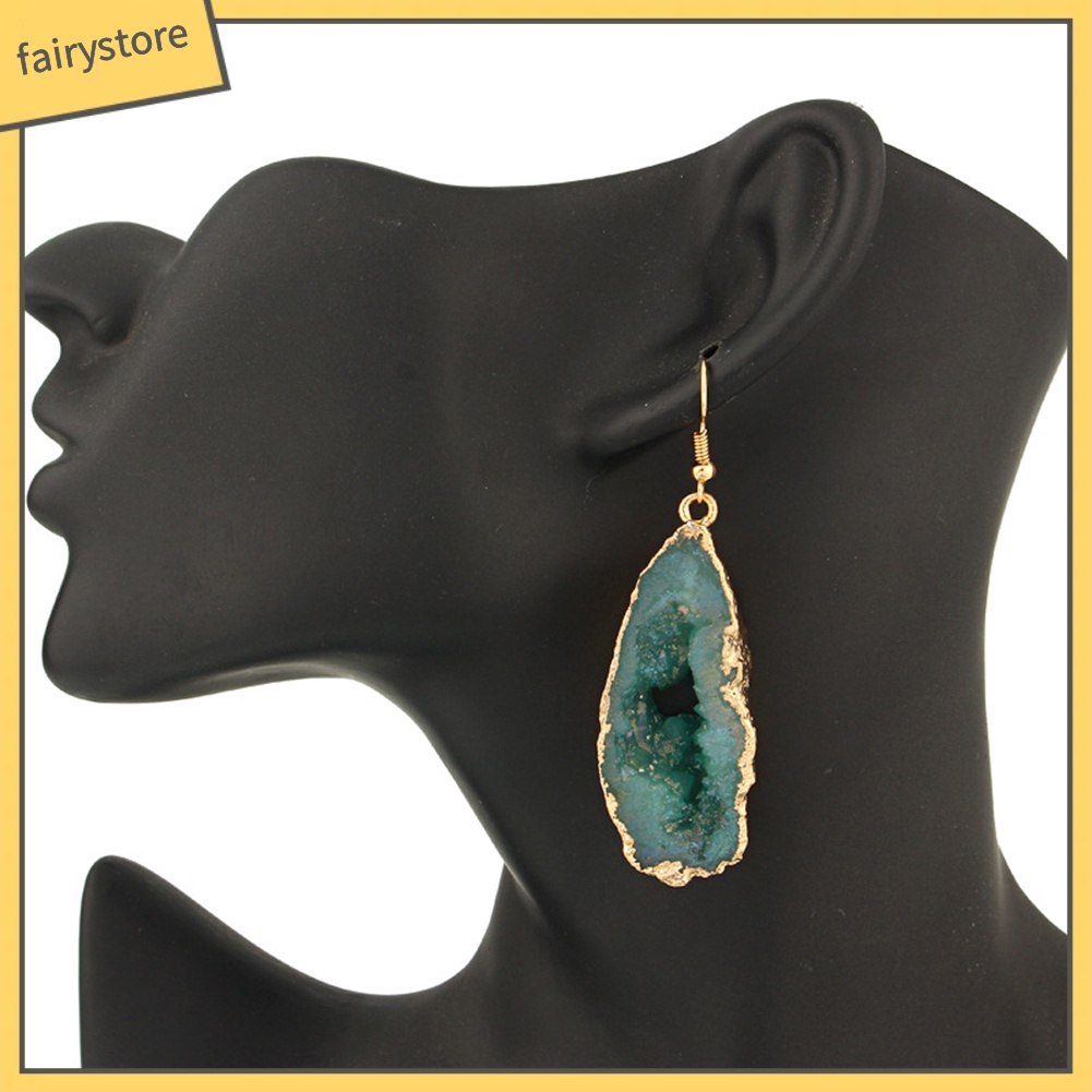 Bông Tai Hình Giọt Nước Đính Đá Sáng Tạo Dành Cho Nữ