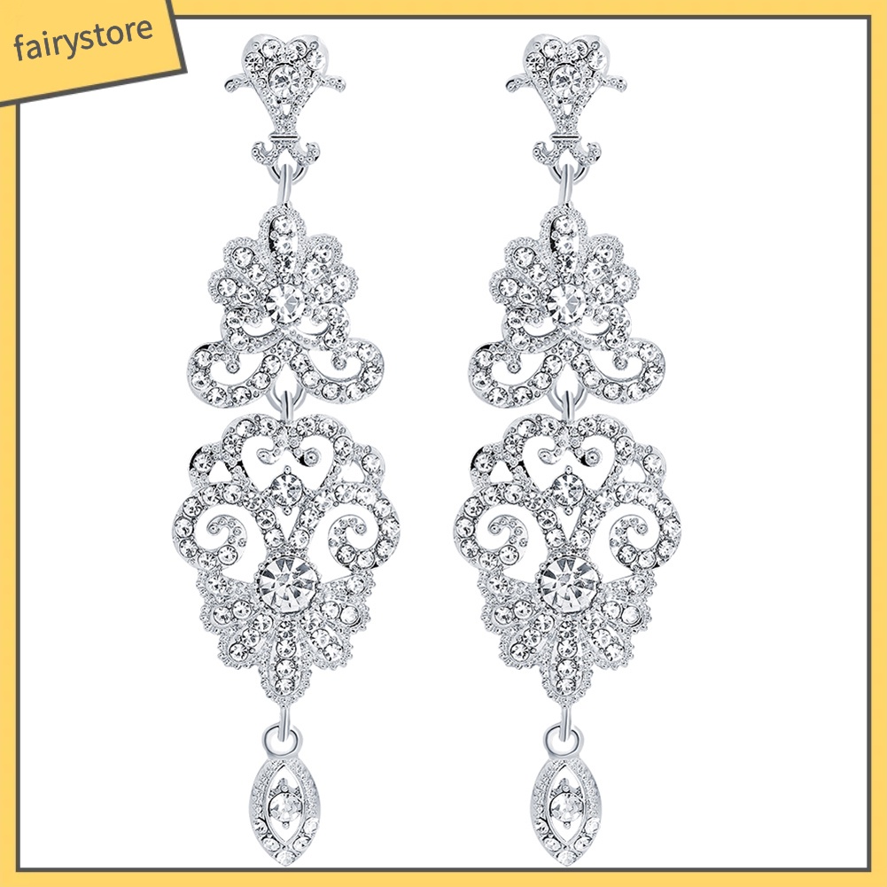 Bông Tai Đính Đá Thời Trang Dành Cho Nữ