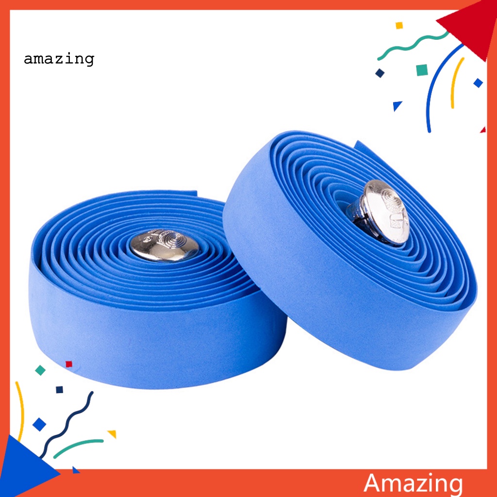 Set 2 Dây Quấn Tay Lái Xe Đạp MTB Chống Trượt Kèm 2 Phích Cắm