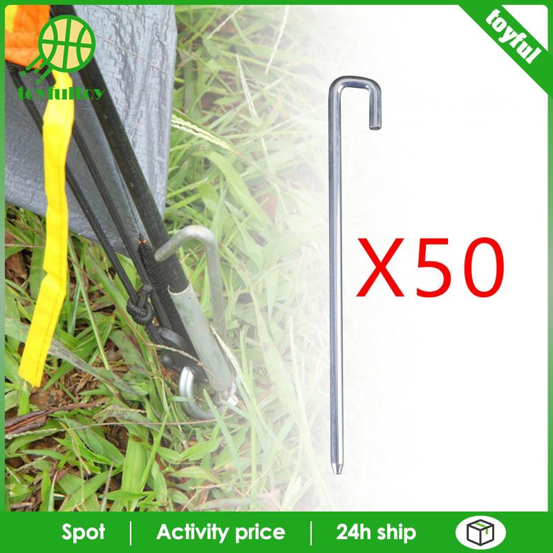 Set 50 Cọc Nhôm 25cm Chuyên Dụng Cho Dựng Lều