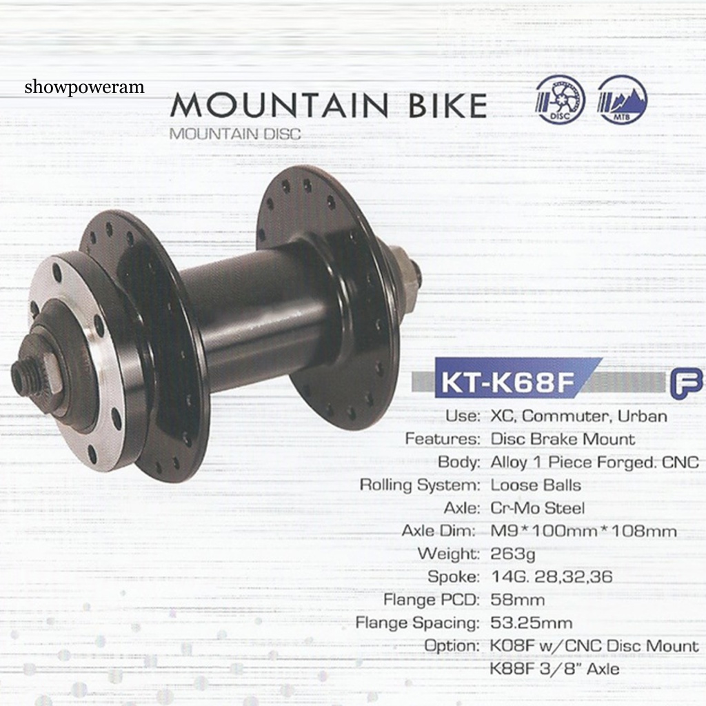 Vòng Bi Kín 32 / 36 Lỗ Phía Trước Tháo Gỡ Nhanh Cho Xe Đạp Leo Núi