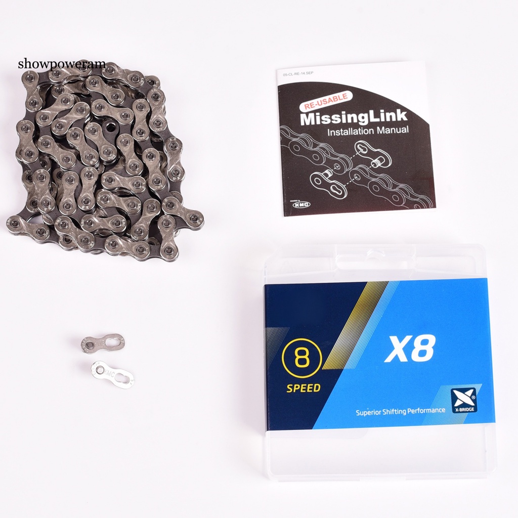 Dây Xích Xe Đạp Leo Núi 116 Mắt Tốc Độ 8 / 24 Siêu Nhẹ