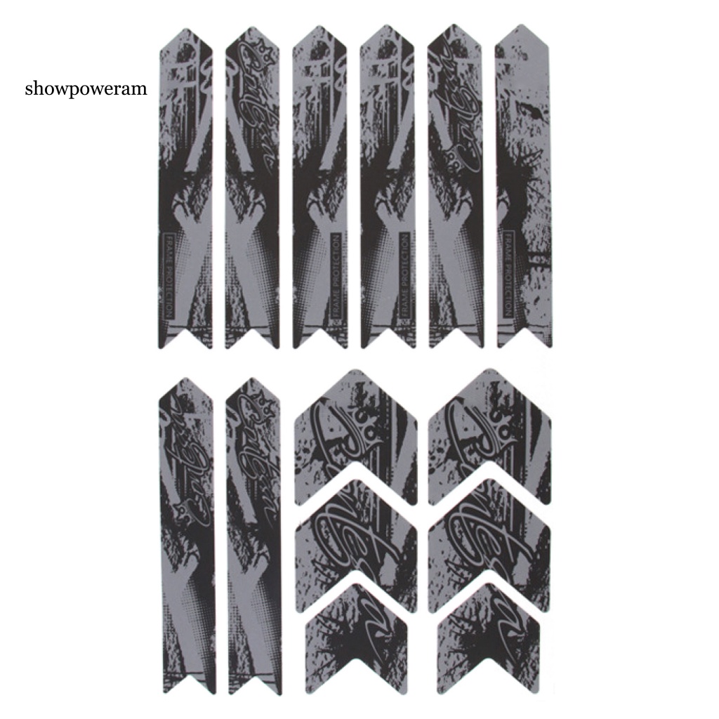 Miếng Dán Phản Quang 3D Chống Thấm Nước Trang Trí Bảo Vệ Xe Đạp DIY