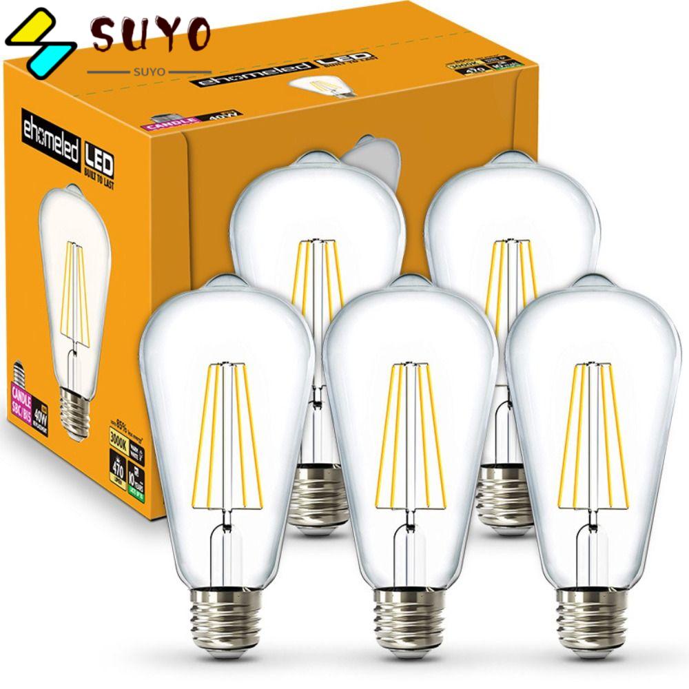 5 Bóng Đèn LED SUYO 6W 3000K E27