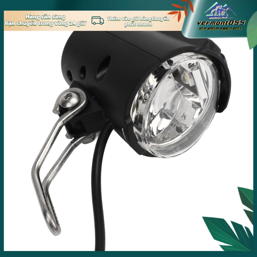 Vermont055 Đèn Pha LED Xe Đạp DC 12V Đến 60V 2.4W IPX4 Chống Nước Độ Sáng Cao Trước Cho Đi Ban Đêm