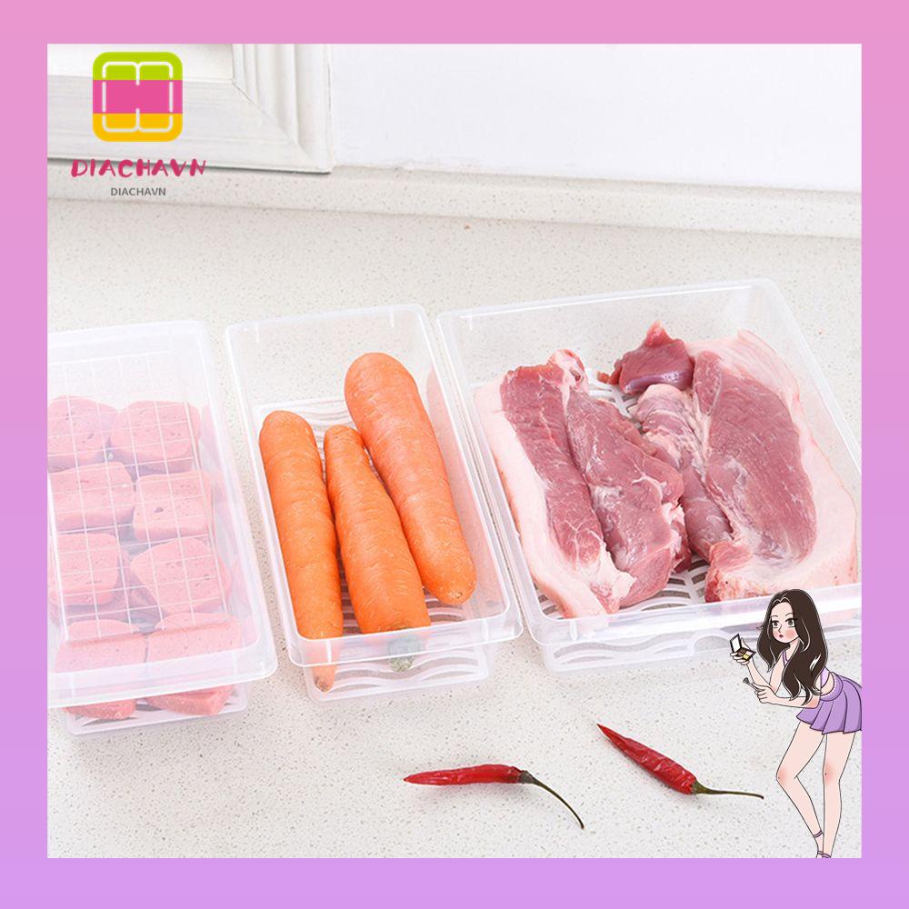 Hộp Đựng Thực Phẩm Giúp Ráo Nước Tiện Dụng Cho Nhà Bếp