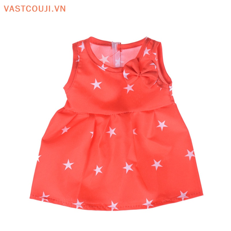 Đầm Thời Trang Handmade Xinh Xắn Dành Cho Búp Bê 18 Inch / 43cm Vn VN