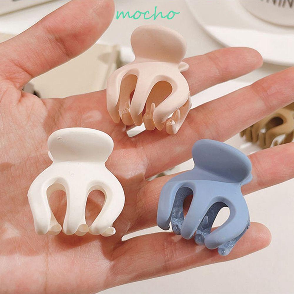Kẹp Tóc Càng Cua Nhỏ Màu Trơn Phong Cách Retro Cho Nữ