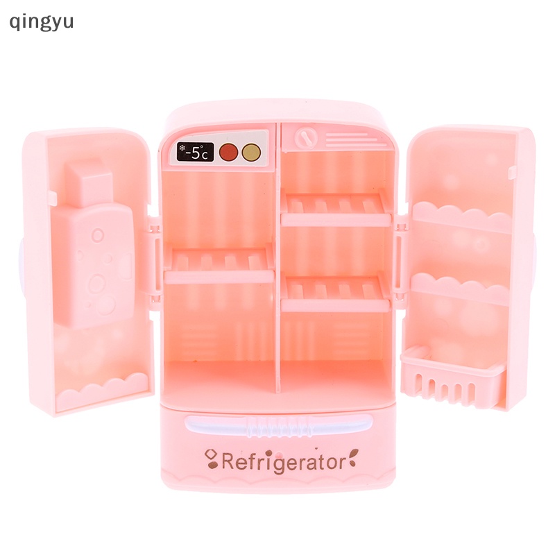 Tủ Lạnh Màu Hồng Xinh Xắn 1: 12 Trang Trí Nhà Búp Bê