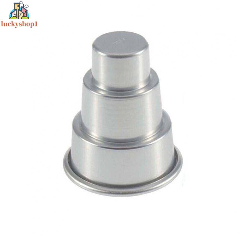 Khuôn Làm Bánh Muffin Tại Nhà Bằng Hợp Kim Nhôm Kích Thước 8.3 * 3.3 * 9cm 6.3 * 2.4 * 7.5cm