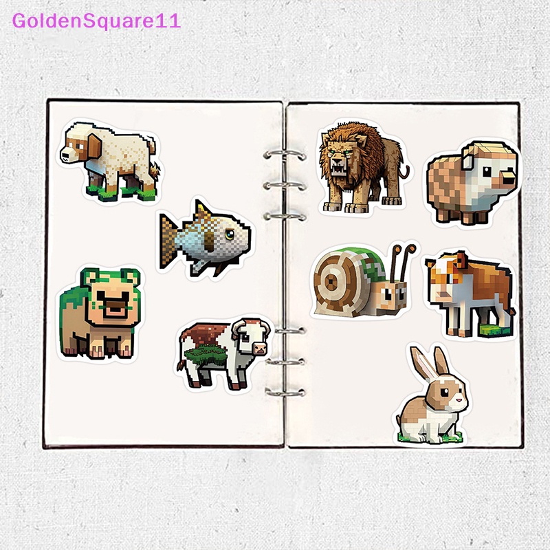 Bộ 50 Miếng Dán Hình Động Vật Graffiti Trang Trí Vali / Laptop / Điện Thoại / Tủ Lạnh