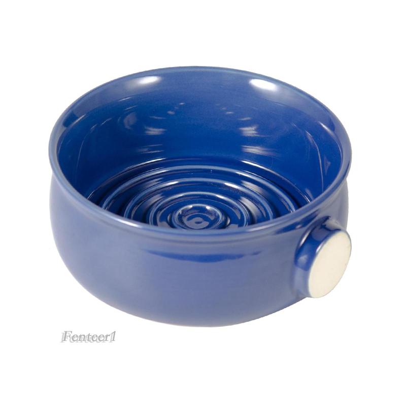 1] Chén Sứ Đựng Xà Phòng / Kem Cạo Râu Miệng Rộng