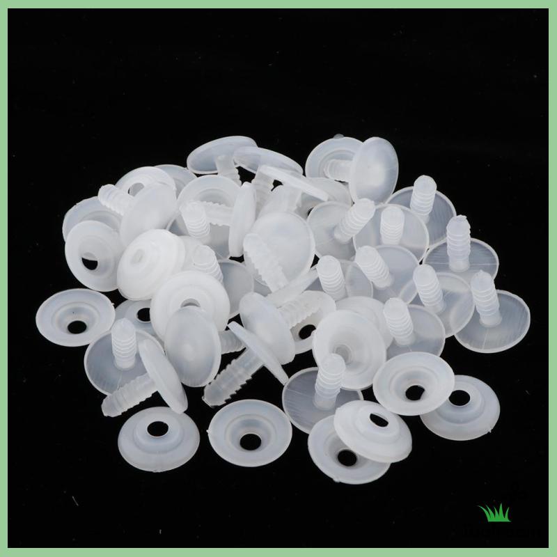 Khớp Nối Màu Trắng 15mm Cho Búp Bê Nhồi Bông