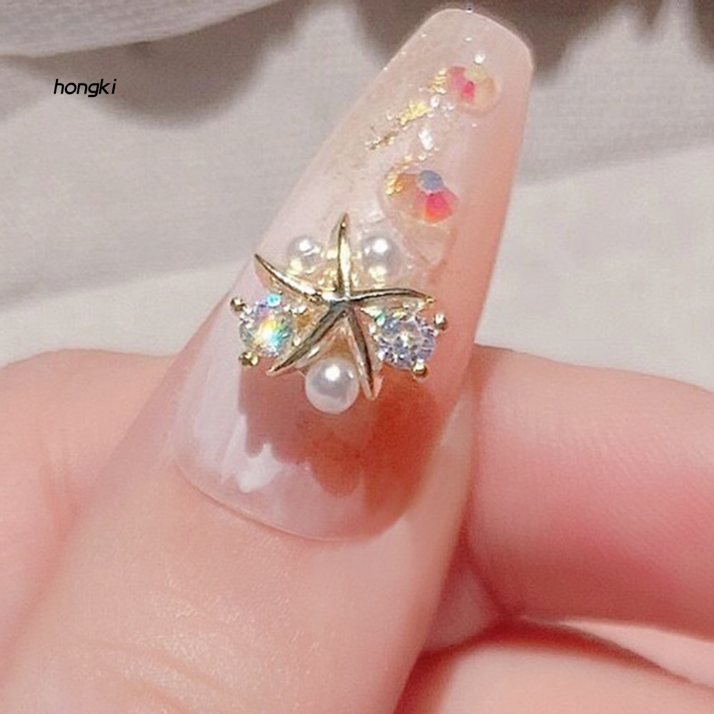 Đá Đính Trang Trí Móng Tay HH HH HH DIY Trọng Lượng Nhẹ Hình Sao Biển Dành Cho Nữ