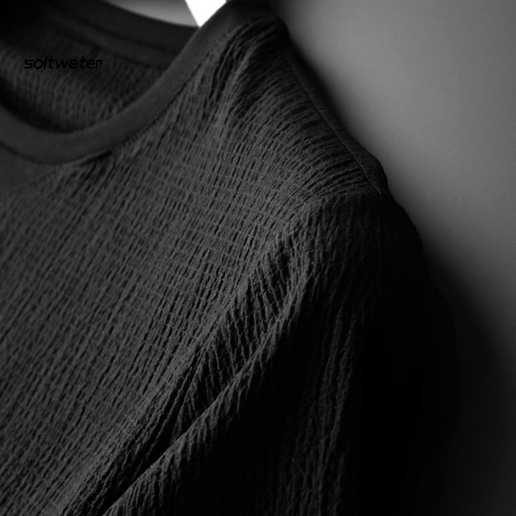 1 Bộ Quần Jogger Bằng Polyester Siêu Mềm Thấm Hút Mồ Hôi Phối Dây Rút Thiết Kế Đơn Giản Cho Nam