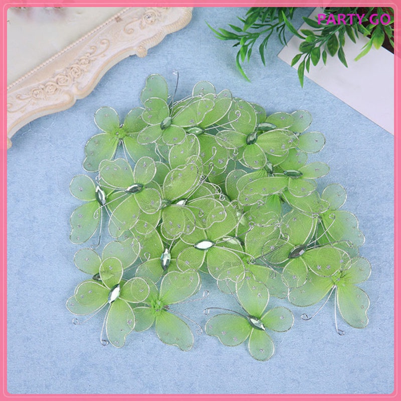 Bộ 12 Bươm Bướm Trang Trí Tiệc Cưới